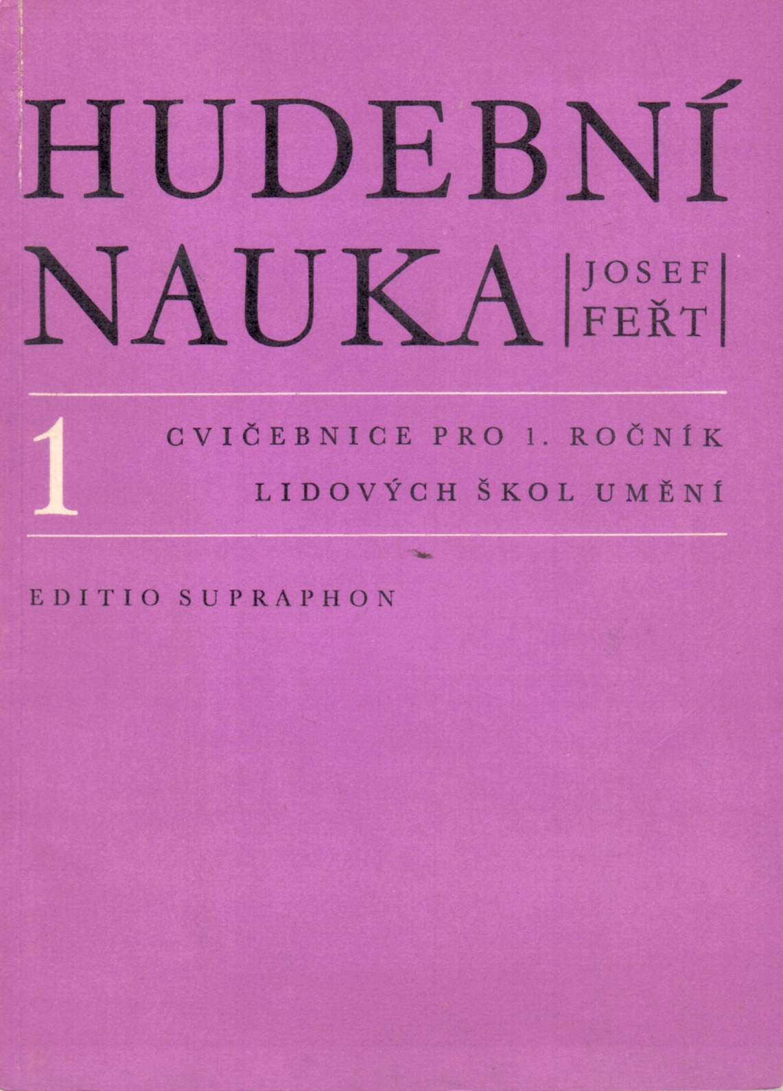 Hudební nauka 1 - 1968